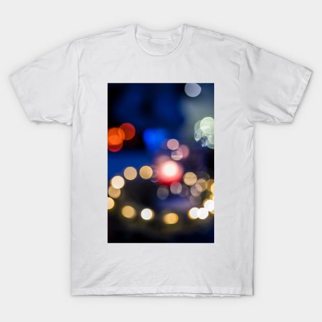 Colourful Bokeh T-Shirt by David Lichtneker